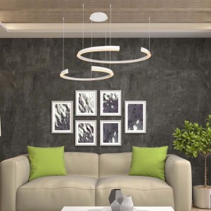 Lampadario LED a sospensione 48W dimmerabile bianco V-TAC VT-7914 - foto 3