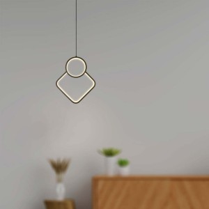 Lampadario LED a sospensione 12W nero V-TAC VT-7917 - foto 3