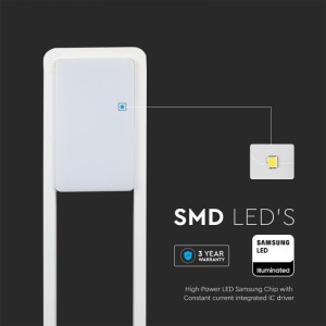 Paletto LED da giardino 10W IP65 bianco V-TAC VT-33-W - foto 5