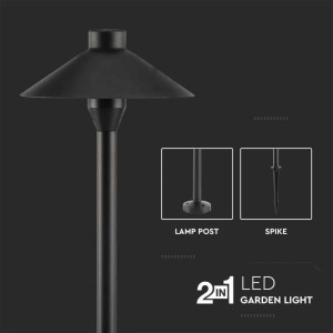 Paletto LED da giardino 7W IP65 nero V-TAC VT-907 - foto 6