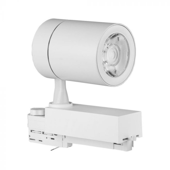 Faretto LED 35W 20° per binario trifase bianco V-TAC VT-4536