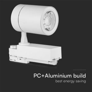Faretto LED 35W 20° per binario trifase bianco V-TAC VT-4536 - foto 6