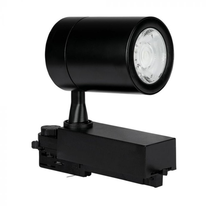 Faretto LED per binario trifase 35W 20° nero V-TAC VT-4536