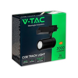 Faretto LED per binario trifase 35W 20° nero V-TAC VT-4536 - foto 3