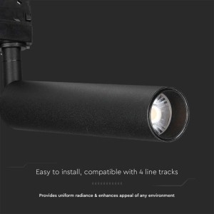 Faretto LED da binario 7W Nero V-TAC VT-407 - foto 4