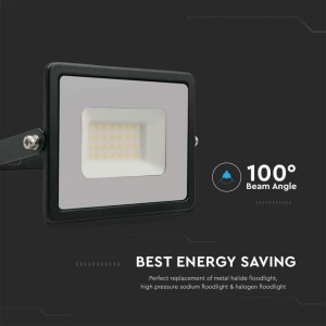 Faro LED 30W IP65 Nero V-TAC VT-4031B - foto 8