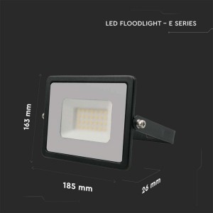 Faro LED 30W IP65 Nero V-TAC VT-4031B - foto 12