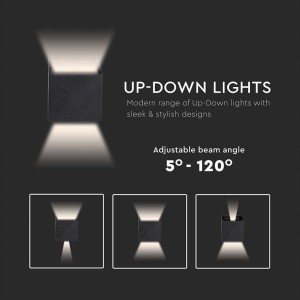 Applique LED da esterno 5W IP65 nera V-TAC VT-759-B - foto 5