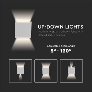 Applique LED da esterno 5W 700lm IP65 bianca V-TAC VT-759-W - foto 6