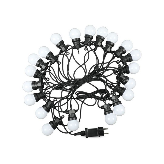 Catenaria LED da giardino 10m 20 lampadine IP44 bianca V-TAC VT-71020