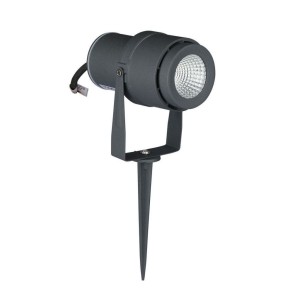 Faretto LED da giardino con picchetto 12W IP65 grigio V-TAC VT-857-G - foto 2