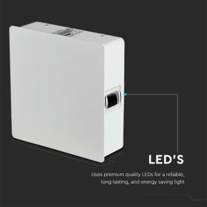Applique LED da esterno 4W IP65 bianca V-TAC VT-704 - foto 4