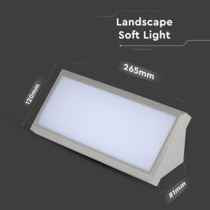 Applique LED da esterno 12W IP65 grigia V-TAC VT-8054-N - foto 8