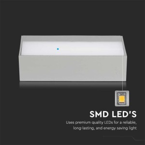 Applique LED da esterno 9W IP65 grigia V-TAC VT-8056 - foto 4