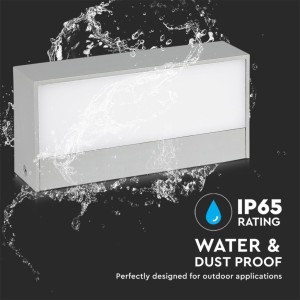 Applique LED da esterno 12W IP65 grigia V-TAC VT-8057 - foto 5