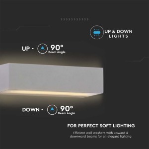 Applique LED da esterno 12W IP65 grigia V-TAC VT-8057 - foto 6
