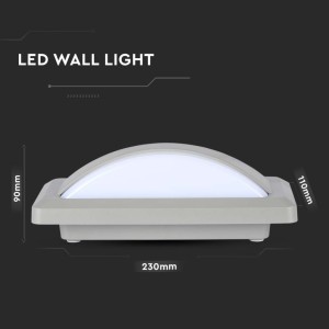 Applique LED da esterno 12W IP65 grigia V-TAC VT-8058 - foto 10
