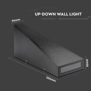 Applique LED da esterno 4W IP65 nero V-TAC VT-826-B-N - foto 13