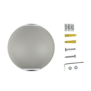 Applique LED da esterno 4W IP65 grigia V-TAC VT-836 - foto 6