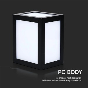 Applique LED da esterno 12W IP65 nera V-TAC VT-822 - foto 5