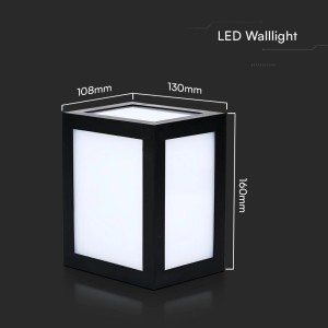 Applique LED da esterno 12W IP65 nera V-TAC VT-822 - foto 11