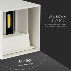 Applique LED da esterno 11W IP65 V-TAC VT-759-12-W - foto 4