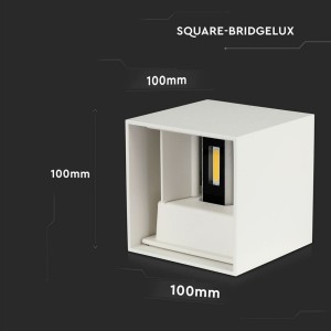 Applique LED da esterno 11W IP65 V-TAC VT-759-12-W - foto 14