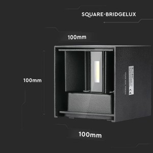 Applique LED da esterno 11W IP65 Up&Down nera V-TAC VT-759-12-B - foto 3
