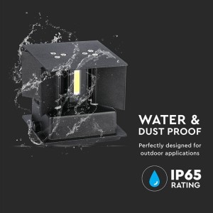 Applique LED da esterno 11W IP65 Up&Down nera V-TAC VT-759-12-B - foto 8