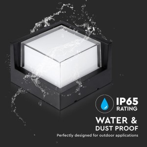 Applique LED da esterno 12W IP65 nera V-TAC VT-827 - foto 5