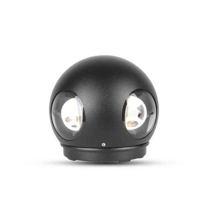 Applique LED da esterno 4W IP65 nera V-TAC VT-834-B