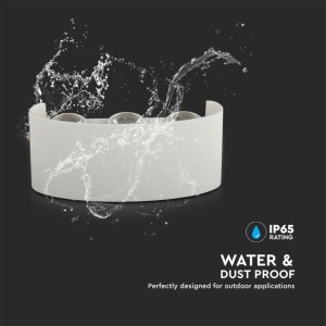 Applique LED da esterno 5W IP65 bianca doppio fascio V-TAC VT-846 - foto 6