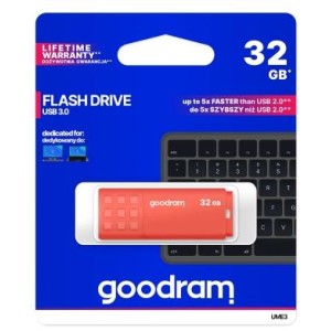 Pendrive GoodRAM 128GB UME3 orange USB 3.0 - retail blister