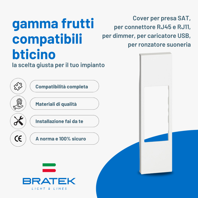 COVER 2 MODULI SABBIA BTICINO LIVING NOW KM01M2