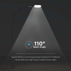 Armatura stradale LED 50W IP65 nera V-TAC VT-15057ST - foto 4