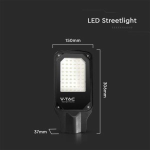 Armatura stradale LED 50W IP65 nera V-TAC VT-15057ST - foto 7
