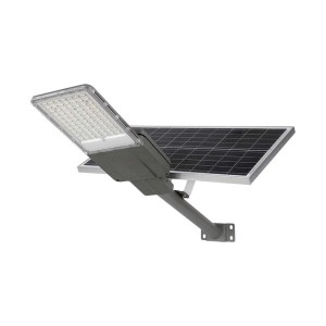 Armatura stradale LED solare 35W IP65 pannello 70W grigia V-TAC VT-15300ST