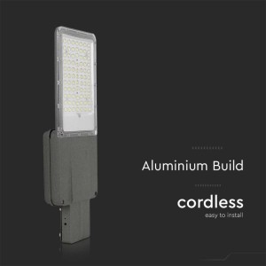 Armatura stradale LED solare 35W IP65 pannello 70W grigia V-TAC VT-15300ST - foto 3