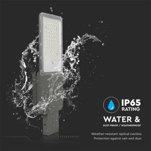 Armatura stradale LED solare 35W IP65 pannello 70W grigia V-TAC VT-15300ST - foto 6