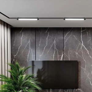 Faretto LED lineare da binario magnetico Slim 14W nero V-TAC VT-4211 - foto 2