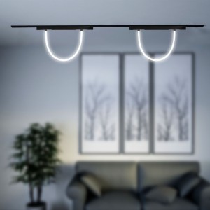 Tubo LED flessibile da binario 11W 48V nero V-TAC VT-42112 - foto 2
