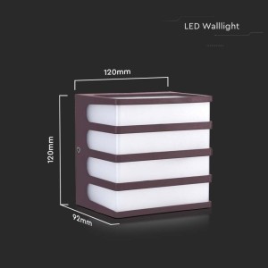 Applique LED da esterno 8W IP65 marrone V-TAC VT-732 - foto 7