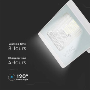 Faro LED solare 12W IP65 con telecomando V-TAC VT-25W - foto 6