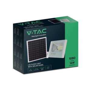 Faro LED solare 16W IP65 V-TAC VT-40W - foto 4