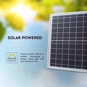 Faro LED solare 16W IP65 V-TAC VT-40W - foto 9