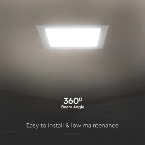 Pannello LED 18W quadrato da incasso bianco V-TAC VT-61018 - foto 6
