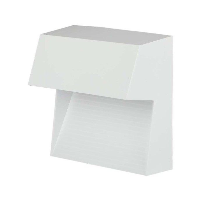 Faretto LED segnapasso quadrato 3W IP65 bianco V-TAC VT-1172-W-N