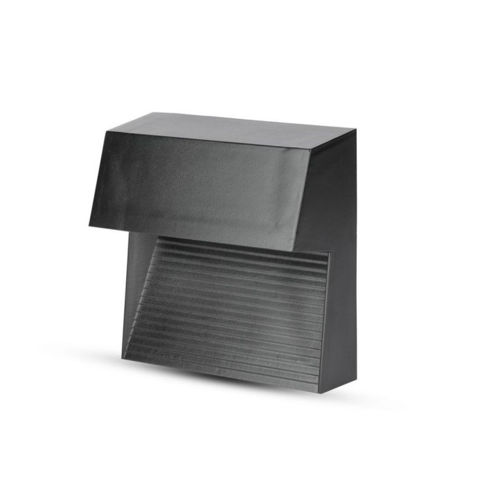 Faretto LED segnapasso quadrato 3W nero IP65 V-TAC VT-1172-B