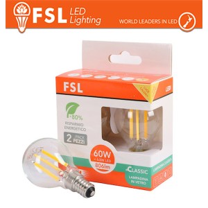 Lampadina LED G45 6.5W...