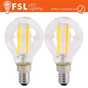 Lampadina LED G45 6.5W 3000K E14 FSL - confezione da 2 pezzi - foto 2